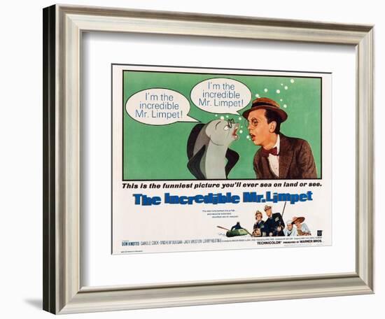 The Incredible Mr. Limpet-null-Framed Art Print