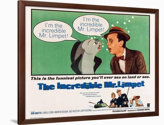 The Incredible Mr. Limpet-null-Framed Art Print