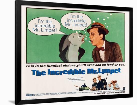 The Incredible Mr. Limpet-null-Framed Art Print