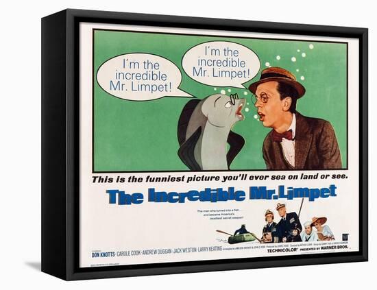 The Incredible Mr. Limpet-null-Framed Stretched Canvas