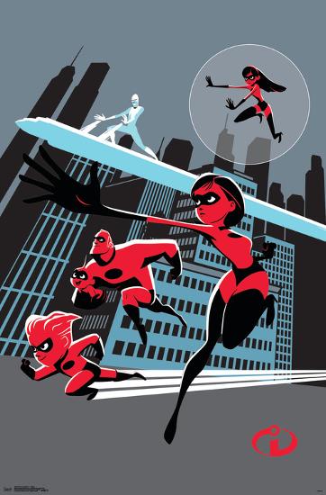 The Incredibles 2 - Artistic-null-Lamina Framed Poster