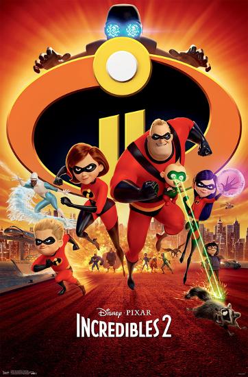 THE INCREDIBLES 2 - ONE SHEET-null-Lamina Framed Poster