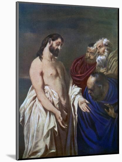 The Incredulation of Thomas, 1926-Sir Anthony Van Dyck-Mounted Giclee Print