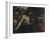 The Incredulity of Saint Thomas, 1621-Guercino-Framed Giclee Print