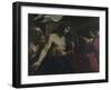 The Incredulity of Saint Thomas, 1621-Guercino-Framed Premium Giclee Print