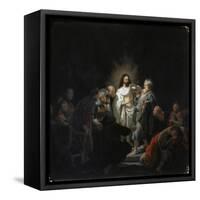 The Incredulity of Saint Thomas, 1634-Rembrandt van Rijn-Framed Stretched Canvas