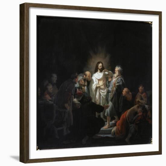 The Incredulity of Saint Thomas, 1634-Rembrandt van Rijn-Framed Giclee Print