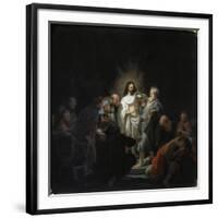 The Incredulity of Saint Thomas, 1634-Rembrandt van Rijn-Framed Giclee Print