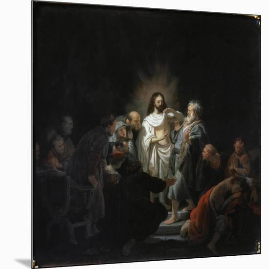 The Incredulity of Saint Thomas, 1634-Rembrandt van Rijn-Mounted Giclee Print