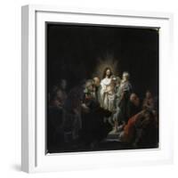 The Incredulity of Saint Thomas, 1634-Rembrandt van Rijn-Framed Giclee Print