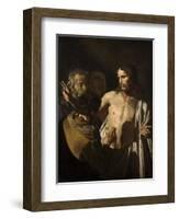 The Incredulity of Saint Thomas, 1641-1649-Matthias Stom-Framed Giclee Print