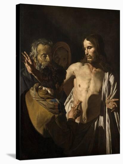 The Incredulity of Saint Thomas, 1641-1649-Matthias Stom-Stretched Canvas