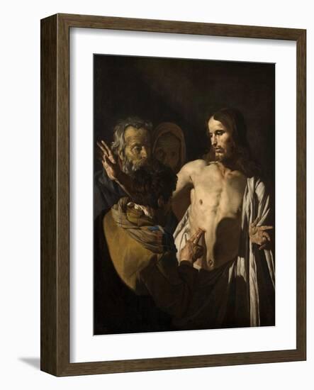 The Incredulity of Saint Thomas, 1641-1649-Matthias Stom-Framed Giclee Print
