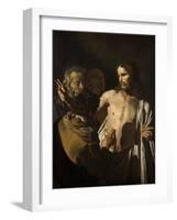 The Incredulity of Saint Thomas, 1641-1649-Matthias Stom-Framed Giclee Print