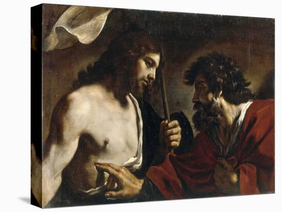 The Incredulity of Saint Thomas-Guercino-Stretched Canvas
