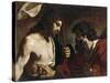 The Incredulity of Saint Thomas-Guercino-Stretched Canvas