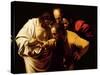 The Incredulity of St. Thomas, 1602-03-Caravaggio-Stretched Canvas