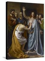 The Incredulity of St. Thomas, 1823 (Oil on Canvas)-Francois Joseph Navez-Stretched Canvas