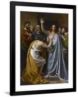 The Incredulity of St. Thomas, 1823 (Oil on Canvas)-Francois Joseph Navez-Framed Giclee Print