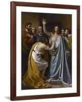 The Incredulity of St. Thomas, 1823 (Oil on Canvas)-Francois Joseph Navez-Framed Giclee Print