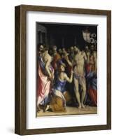 The Incredulity of St, Thomas, C. 1547-Francesco Salviati-Framed Giclee Print