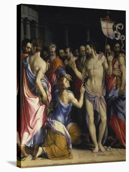 The Incredulity of St, Thomas, C. 1547-Francesco Salviati-Stretched Canvas