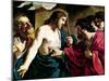 The Incredulity of St. Thomas-Guercino (Giovanni Francesco Barbieri)-Mounted Giclee Print