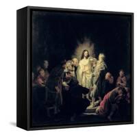 The Incredulity of St. Thomas-Rembrandt van Rijn-Framed Stretched Canvas