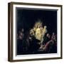 The Incredulity of St. Thomas-Rembrandt van Rijn-Framed Giclee Print