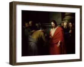 The Incredulity of St. Thomas-Benjamin West-Framed Giclee Print