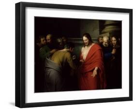 The Incredulity of St. Thomas-Benjamin West-Framed Giclee Print