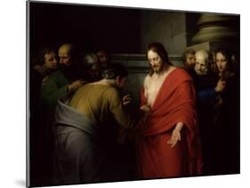 The Incredulity of St. Thomas-Benjamin West-Mounted Giclee Print