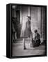 The Independent Shoe Black-John Thomson-Framed Stretched Canvas