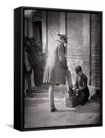 The Independent Shoe Black-John Thomson-Framed Stretched Canvas