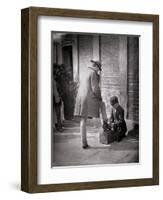 The Independent Shoe Black-John Thomson-Framed Giclee Print