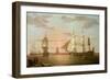 The Indiaman Ship 'Warley', One of the Most Important Ships of the British East India Company, Desc-Robert Salmon-Framed Giclee Print