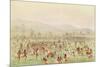 The Indian Ball Game, C.1832-George Catlin-Mounted Giclee Print