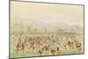 The Indian Ball Game, C.1832-George Catlin-Mounted Giclee Print