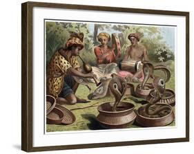 The Indian Cobra by Alfred Edmund Brehm-Stefano Bianchetti-Framed Giclee Print