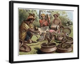 The Indian Cobra by Alfred Edmund Brehm-Stefano Bianchetti-Framed Giclee Print