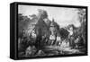 The Indian Council, C1847-Seth Eastman-Framed Stretched Canvas