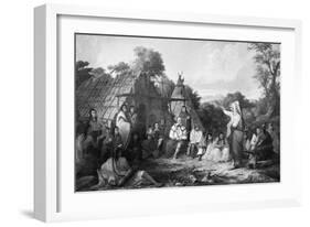 The Indian Council, C1847-Seth Eastman-Framed Giclee Print