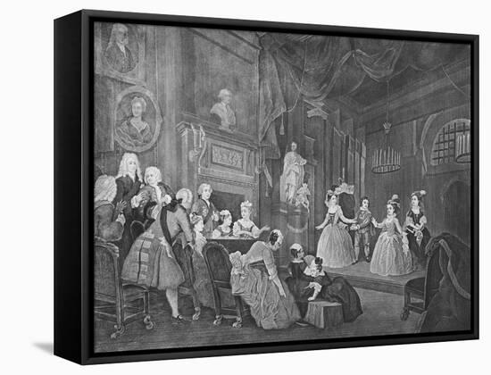 The Indian Emperor, Engraved by Robert Dodd (Engraving)-William Hogarth-Framed Stretched Canvas