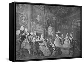 The Indian Emperor, Engraved by Robert Dodd (Engraving)-William Hogarth-Framed Stretched Canvas