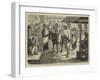 The Indian Famine, a Bengalee Village-null-Framed Giclee Print