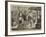 The Indian Famine, a Bengalee Village-null-Framed Giclee Print