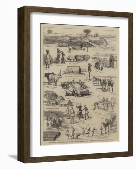 The Indian Famine, Sketches in the Affected Districts, by a Member of the Famine Relief Staff-null-Framed Giclee Print