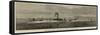 The Indian Famine, Steam-Tugs and Lighters for Conveying Grain-null-Framed Stretched Canvas