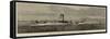 The Indian Famine, Steam-Tugs and Lighters for Conveying Grain-null-Framed Stretched Canvas