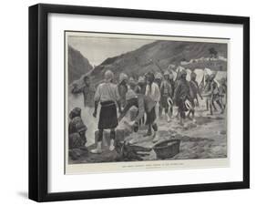 The Indian Frontier Rising, Camping in the Khyber Pass-Richard Caton Woodville II-Framed Giclee Print